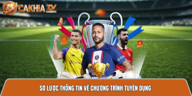 Tuyển dụng – Cơ hội làm việc với đãi ngộ hấp dẫn, chuyên nghiệp 1 so luoc ve chuong trinh tuyen dung